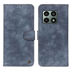 Coque Portefeuille Livre Cuir Etui Clapet D03Y pour OnePlus 10 Pro 5G Bleu