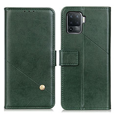 Coque Portefeuille Livre Cuir Etui Clapet D04Y pour Oppo A94 4G Vert