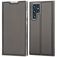 Coque Portefeuille Livre Cuir Etui Clapet D05T pour Samsung Galaxy S22 Ultra 5G Noir
