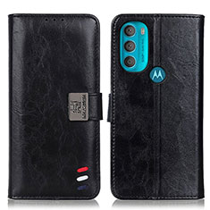 Coque Portefeuille Livre Cuir Etui Clapet D06Y pour Motorola Moto G71 5G Noir