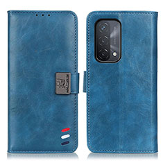 Coque Portefeuille Livre Cuir Etui Clapet D06Y pour OnePlus Nord N200 5G Bleu