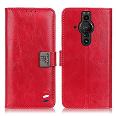 Coque Portefeuille Livre Cuir Etui Clapet D06Y pour Sony Xperia PRO-I Rouge