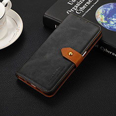 Coque Portefeuille Livre Cuir Etui Clapet D07Y pour Xiaomi Redmi Note 13 Pro 5G Noir