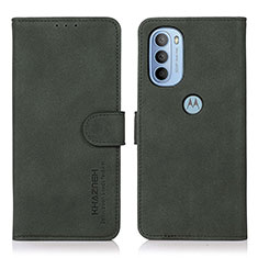 Coque Portefeuille Livre Cuir Etui Clapet D08Y pour Motorola Moto G41 Vert