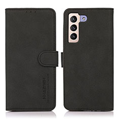 Coque Portefeuille Livre Cuir Etui Clapet D08Y pour Samsung Galaxy S21 5G Noir