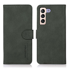 Coque Portefeuille Livre Cuir Etui Clapet D08Y pour Samsung Galaxy S25 5G Vert