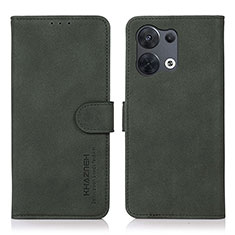 Coque Portefeuille Livre Cuir Etui Clapet D08Y pour Xiaomi Redmi Note 13 5G Vert