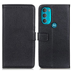 Coque Portefeuille Livre Cuir Etui Clapet D09Y pour Motorola Moto G71 5G Noir