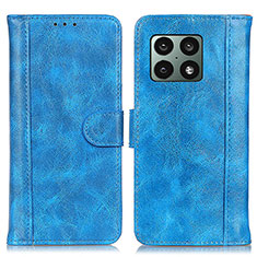 Coque Portefeuille Livre Cuir Etui Clapet D10Y pour OnePlus 10 Pro 5G Bleu