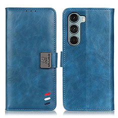 Coque Portefeuille Livre Cuir Etui Clapet D11Y pour Motorola Moto Edge S30 5G Bleu
