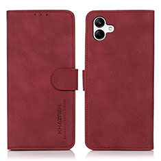 Coque Portefeuille Livre Cuir Etui Clapet D11Y pour Samsung Galaxy A04E Rouge