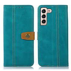 Coque Portefeuille Livre Cuir Etui Clapet D14T pour Samsung Galaxy S23 5G Vert