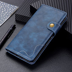 Coque Portefeuille Livre Cuir Etui Clapet DY01 pour Motorola Moto G10 Bleu