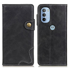 Coque Portefeuille Livre Cuir Etui Clapet DY01 pour Motorola Moto G41 Noir