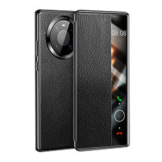 Coque Portefeuille Livre Cuir Etui Clapet F01 pour Huawei Mate 40E 4G Noir