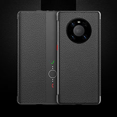 Coque Portefeuille Livre Cuir Etui Clapet F01 pour Huawei Mate 40E Pro 4G Noir
