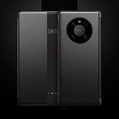 Coque Portefeuille Livre Cuir Etui Clapet F04 pour Huawei Mate 40E Pro 4G Noir