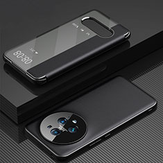 Coque Portefeuille Livre Cuir Etui Clapet GS1 pour Huawei Honor Magic5 Pro 5G Noir
