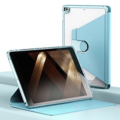 Coque Portefeuille Livre Cuir Etui Clapet H01 pour Apple iPad 10.2 (2020) Bleu Clair