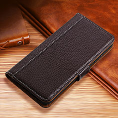 Coque Portefeuille Livre Cuir Etui Clapet H01 pour Apple iPhone 14 Marron