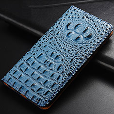 Coque Portefeuille Livre Cuir Etui Clapet H01P pour Asus ROG Phone 5s Bleu Ciel