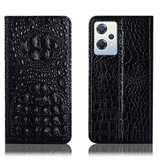 Coque Portefeuille Livre Cuir Etui Clapet H01P pour OnePlus Nord CE 2 Lite 5G Noir