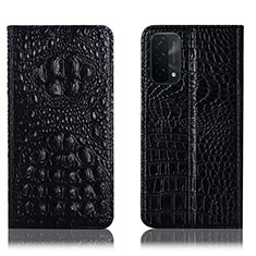 Coque Portefeuille Livre Cuir Etui Clapet H01P pour OnePlus Nord N200 5G Noir