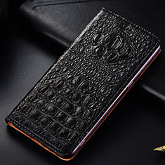 Coque Portefeuille Livre Cuir Etui Clapet H01P pour Samsung Galaxy S21 5G Noir