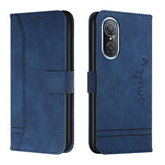 Coque Portefeuille Livre Cuir Etui Clapet H01X pour Huawei Honor 50 SE 5G Bleu