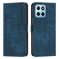 Coque Portefeuille Livre Cuir Etui Clapet H01X pour Huawei Honor 70 Lite 5G Bleu