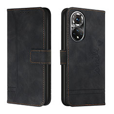 Coque Portefeuille Livre Cuir Etui Clapet H01X pour Huawei Nova 9 Pro Noir