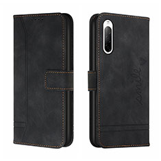 Coque Portefeuille Livre Cuir Etui Clapet H01X pour Sony Xperia L4 Noir