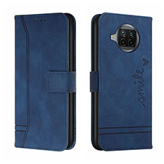 Coque Portefeuille Livre Cuir Etui Clapet H01X pour Xiaomi Mi 10i 5G Bleu