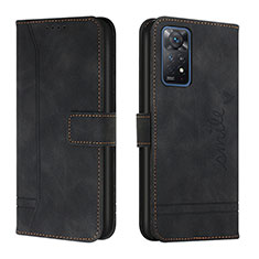 Coque Portefeuille Livre Cuir Etui Clapet H01X pour Xiaomi Redmi Note 12 Pro 4G Noir