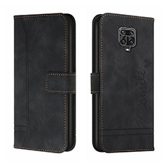 Coque Portefeuille Livre Cuir Etui Clapet H01X pour Xiaomi Redmi Note 9 Pro Noir