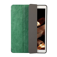 Coque Portefeuille Livre Cuir Etui Clapet H02 pour Apple New iPad 9.7 (2017) Vert
