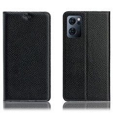Coque Portefeuille Livre Cuir Etui Clapet H02P pour OnePlus Nord CE 2 5G Noir
