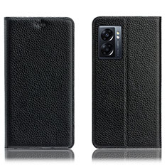Coque Portefeuille Livre Cuir Etui Clapet H02P pour OnePlus Nord N300 5G Noir
