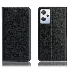 Coque Portefeuille Livre Cuir Etui Clapet H02P pour Oppo K10X 5G Noir