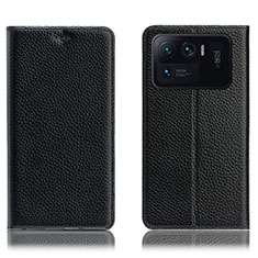 Coque Portefeuille Livre Cuir Etui Clapet H02P pour Xiaomi Mi 11 Ultra 5G Noir
