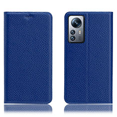 Coque Portefeuille Livre Cuir Etui Clapet H02P pour Xiaomi Mi 12 Lite 5G Bleu