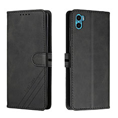 Coque Portefeuille Livre Cuir Etui Clapet H02X pour Motorola Moto E22S Noir