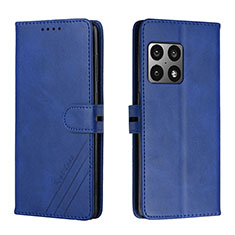 Coque Portefeuille Livre Cuir Etui Clapet H02X pour OnePlus 10 Pro 5G Bleu