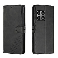 Coque Portefeuille Livre Cuir Etui Clapet H02X pour OnePlus 10 Pro 5G Noir
