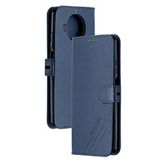 Coque Portefeuille Livre Cuir Etui Clapet H02X pour Xiaomi Mi 10i 5G Bleu