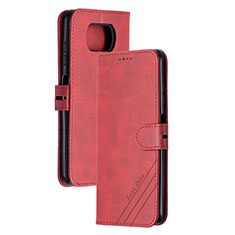 Coque Portefeuille Livre Cuir Etui Clapet H02X pour Xiaomi Poco X3 Pro Rouge
