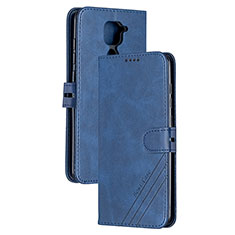 Coque Portefeuille Livre Cuir Etui Clapet H02X pour Xiaomi Redmi Note 9 Bleu