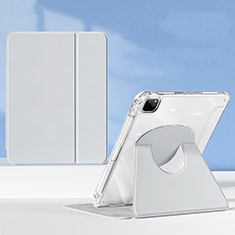 Coque Portefeuille Livre Cuir Etui Clapet H03 pour Apple iPad Pro 11 (2020) Blanc
