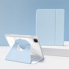 Coque Portefeuille Livre Cuir Etui Clapet H03 pour Apple iPad Pro 11 (2020) Bleu Clair