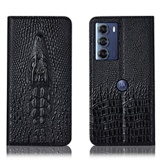 Coque Portefeuille Livre Cuir Etui Clapet H03P pour Motorola Moto Edge S30 5G Noir